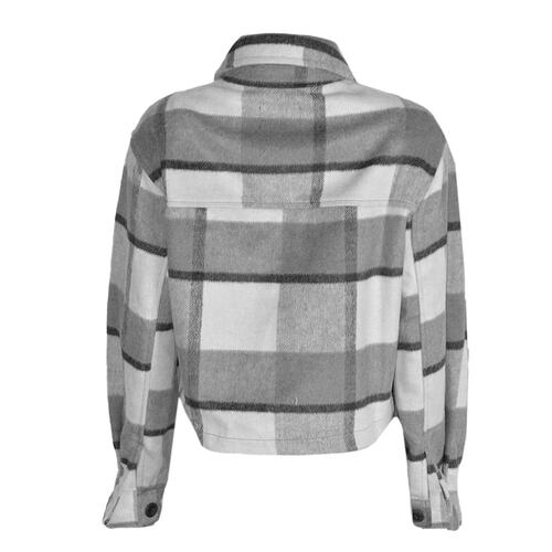 Shaket con bolsillos Philosophy para mujer talla grande color gris combinado