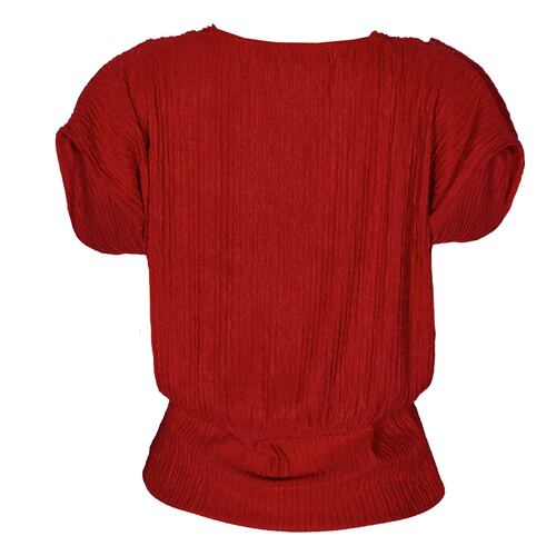 Blusa con escote cruzado Philosophy color rojo talla grande para Mujer