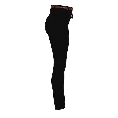Pantalón recto con cinturón Philosophy color negro talla grande para Mujer