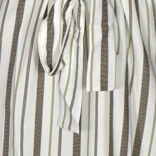 Vestido corto con cinta de amarre Philosophy color verde combinado talla chica para Mujer