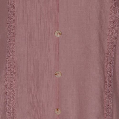 Blusa con olanes Philosophy color rosa talla chica para Mujer