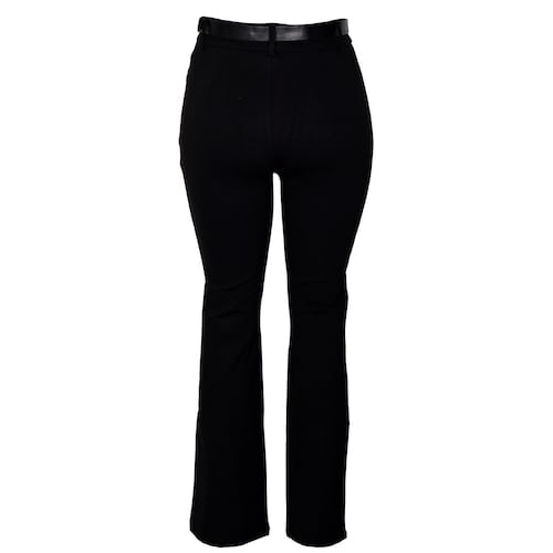 Pantalón recto con cinturón Philosophy color negro talla chica para Mujer