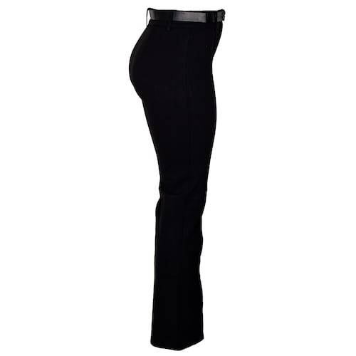 Pantalón recto con cinturón Philosophy color negro talla chica para Mujer