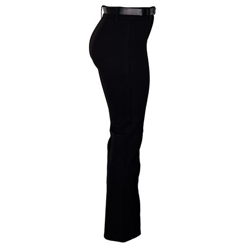 Pantalón recto con cinturón Philosophy color negro talla mediano para Mujer