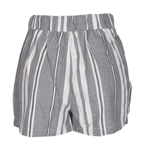 Short con Estampado a Rayas Philosophy Color Gris Combinado Talla Chica para Mujer
