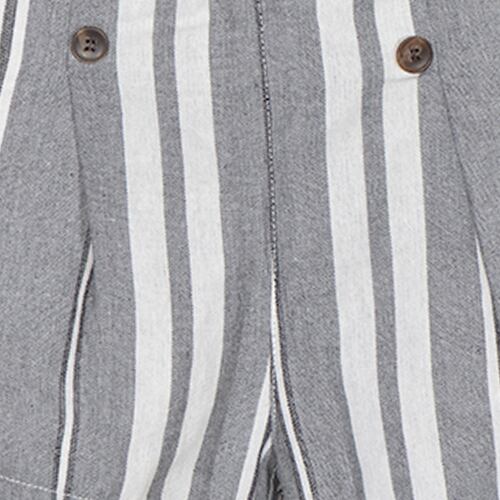 Short con Estampado a Rayas Philosophy Color Gris Combinado Talla Chica para Mujer