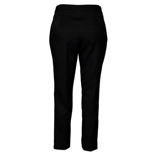 Pantalón Liso Recto con Bolsillos Philosophy Color Negro Talla Extra Grande para Mujer