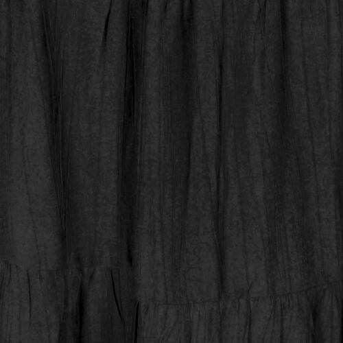 Falda Larga con Olanes Philosophy Color Negro Talla Mediana para Mujer