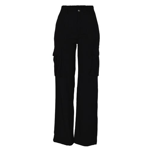 Pantalón Tipo Cargo Philosophy Color Negro Talla Grande para Mujer