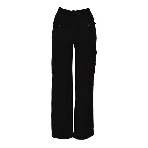 Pantalón Tipo Cargo Philosophy Color Negro Talla Grande para Mujer