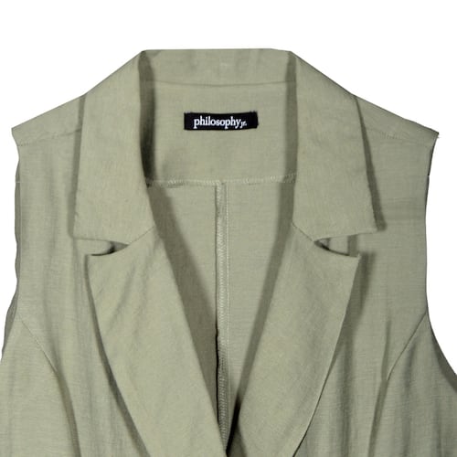 Vestido Liso con Botones Philosophy Talla Mediana para Mujer