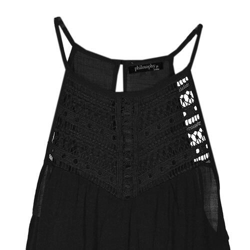Blusa Tipo Halter con Encaje Philosophy para Mujer