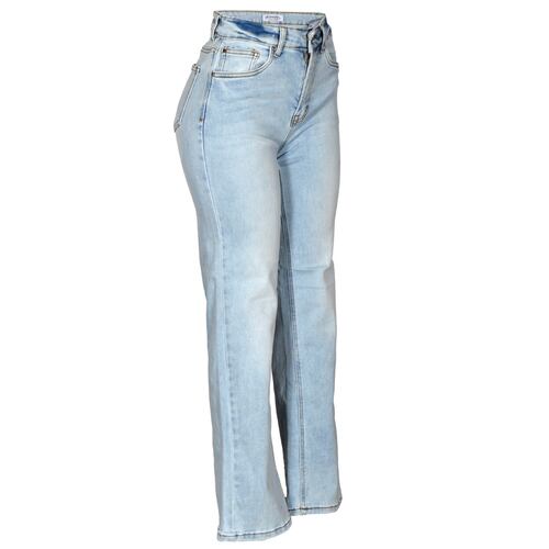 Jeans Recto Tiro Alto Pata Ancha Philosophy Talla 11 para Mujer