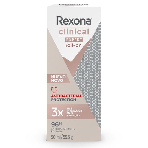 Desodorante Rexona Clinical Antibacterial Roll-On 50 ml