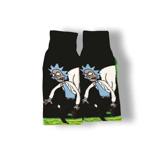 Calcetín Rick Morty Gráfico Multicolor para Hombre