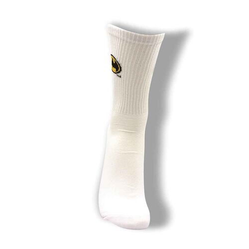 Calceta Batman Logo Blanco para Hombre