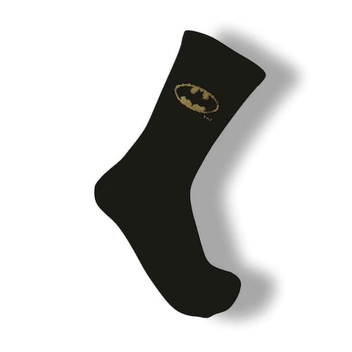 Calceta Batman Logo Negro para Hombre