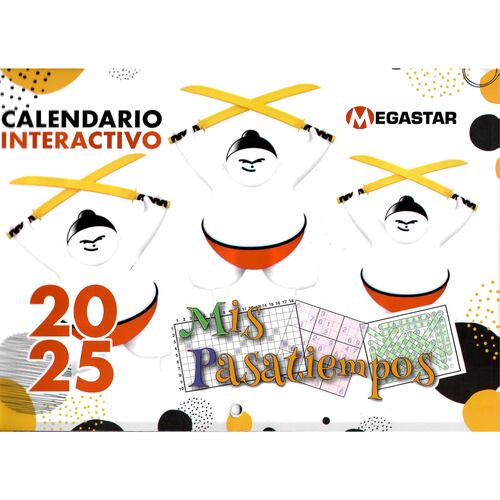 Calendario Interactivo Mis Pasatiempos 2025 MLAG