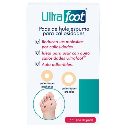 Pads de hule espuma para callosidades