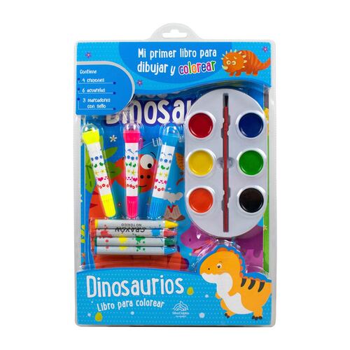 Mi Primer Libro para Dibujar y Colorear, Dinosaurios