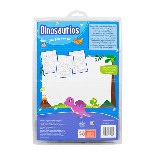 Mi Primer Libro para Dibujar y Colorear, Dinosaurios