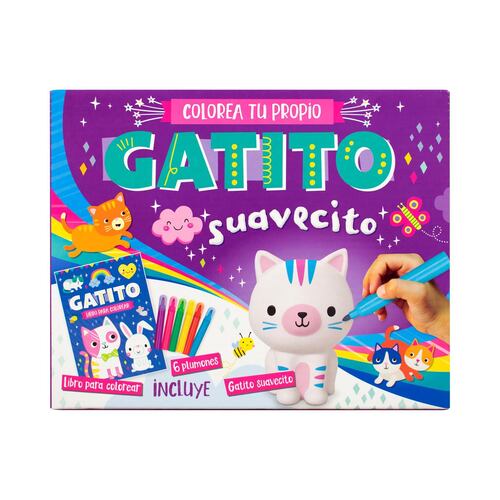 Colorea tu propio: gatito suavecito.
