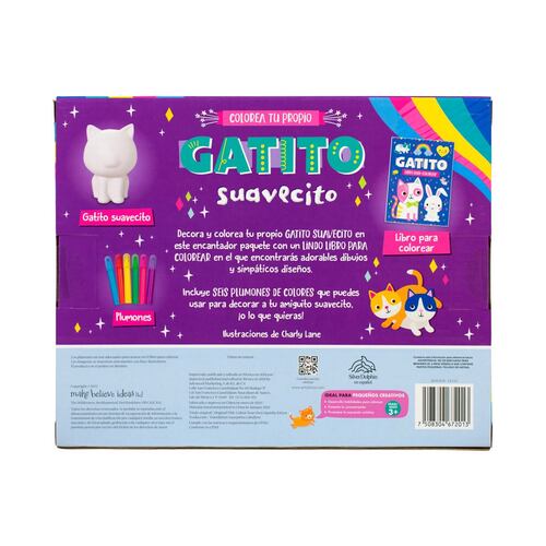 Colorea tu propio: gatito suavecito.