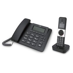 Teléfono Inalámbrico Motorola Duo M700-2 Negro Pack X 2
