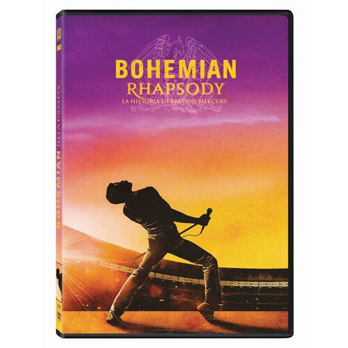 DVD Bohemian Rhapsody La Historia de Freddie Mercury