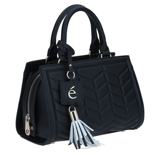 Bolso Tote De Dama Color Negro Gorétt