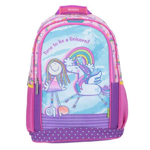 Mochila Grande Fulanitos Lila Chenson Fu63912-V