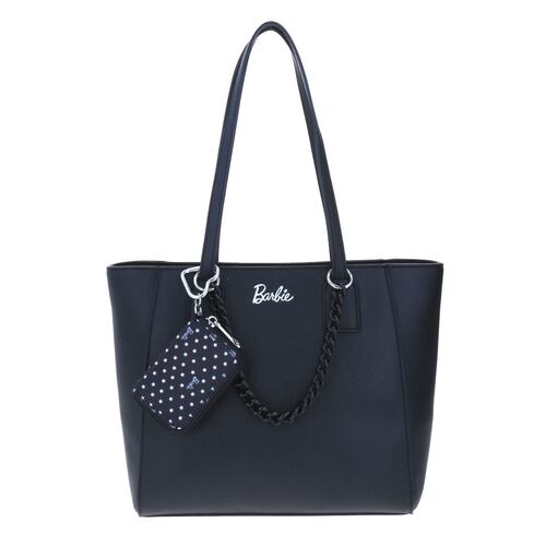 Bolso de dama Barbie X Gorett tote negro BR22004-3