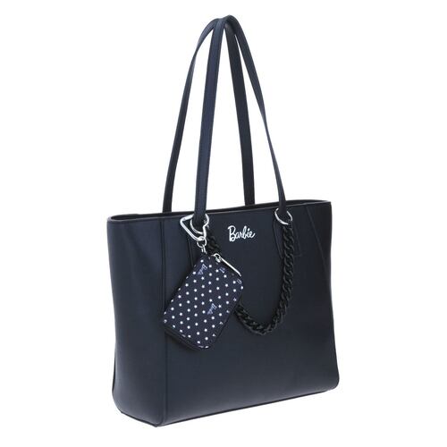 Bolso de dama Barbie X Gorett tote negro BR22004-3