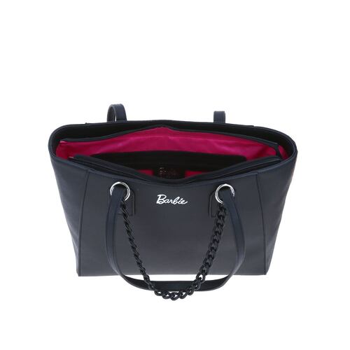 Bolso de dama Barbie X Gorett tote negro BR22004-3