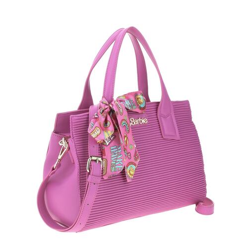 Bolso de dama Barbie x Gorett satchel color rosa modelo GS22050-P