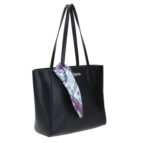 Bolso De Dama Barbie X Gorett Tote Color Negro Modelo BR22023-3