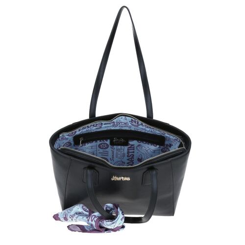 Bolso De Dama Barbie X Gorett Tote Color Negro Modelo BR22023-3