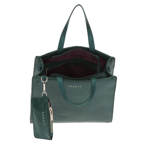 Bolso de Dama Gorett Tote Color Verde Modelo GF22104-G