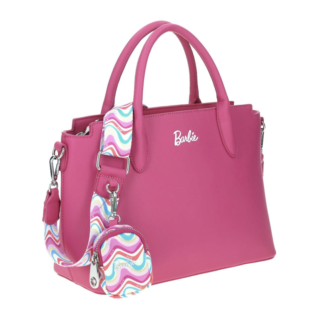 Bolso De Dama Barbie X Gorett Satchel Color Rosa Modelo BR22092-P
