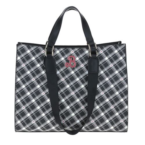 Bolso De Dama Barbie X Gorett Tote Color Negra Modelo BR22097-3