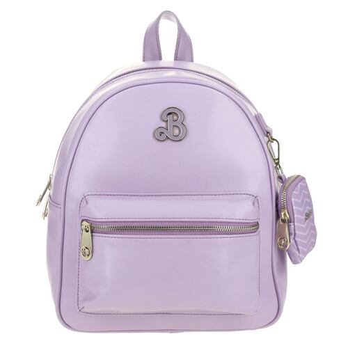 Mochila De Dama Barbie X Gorett Backpack Mediano Color Lila Modelo BR23049-V