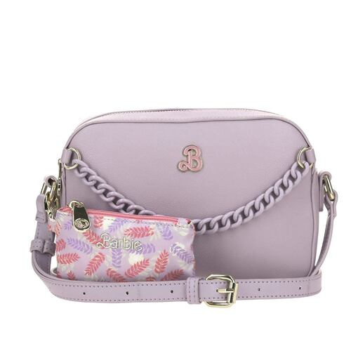 Bandolera De Dama Barbie X Gorett Crossbody Color Lila Modleo BR23055-V