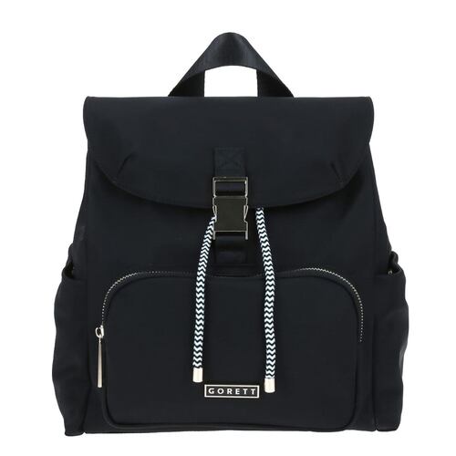 Mochila De Dama Gorett Backpack Mediano Color Negro Modelo GS23049-3