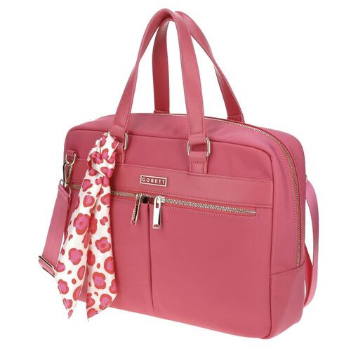 Portafolio Lap Top Gorett Briefcase Color Rosa Modelo GS23063-P