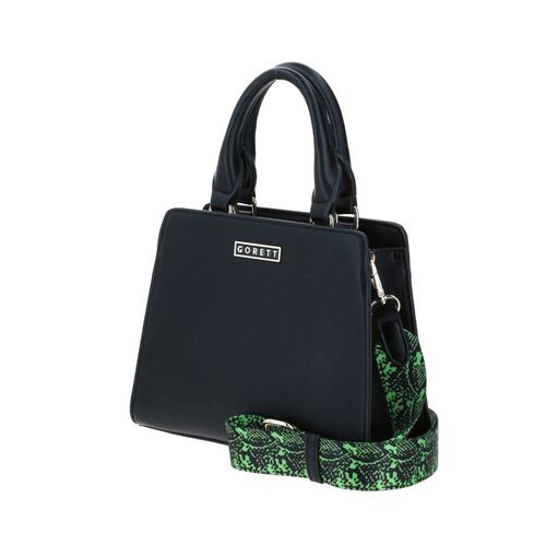 Bolso Gorett Satchel Color Negro Para Mujer