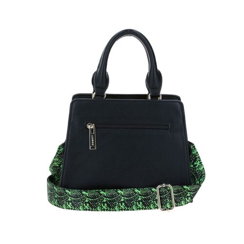 Bolso Gorett Satchel Color Negro Para Mujer