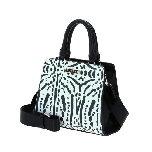 Bolso Gorett Satchel Color Blanco Para Mujer