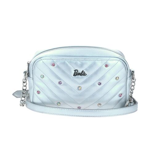 Bolso Barbie x Gorett Crossbody Color Plata Para Mujer