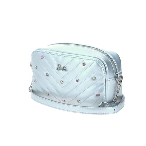 Bolso Barbie x Gorett Crossbody Color Plata Para Mujer