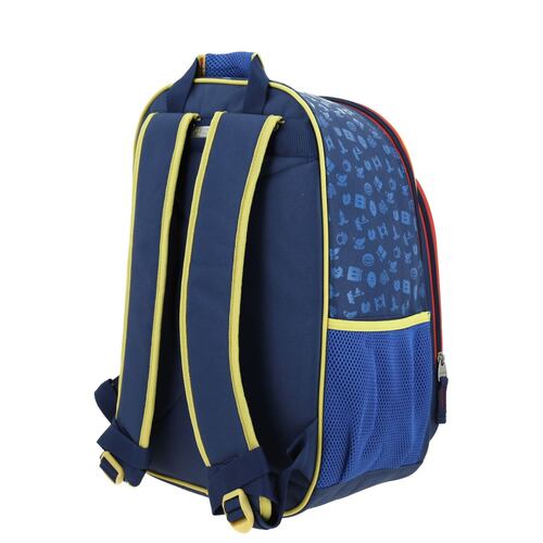 Mochila Escolar Azul Mario Bros Chenson